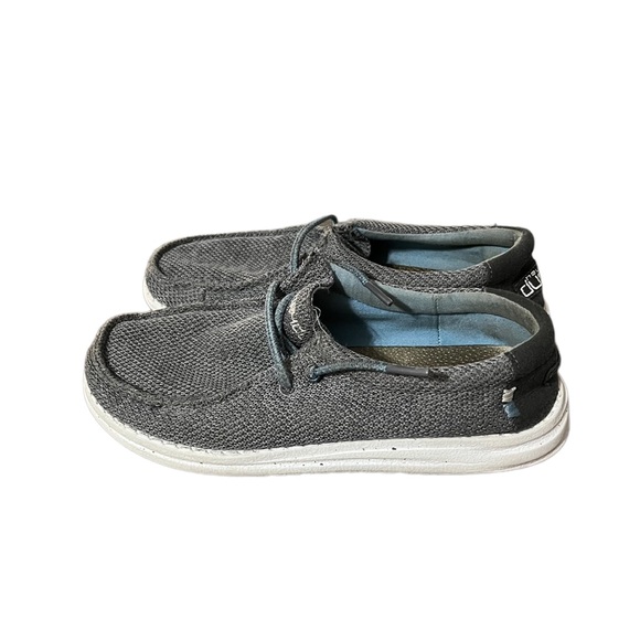 Hey Dude Other - Hey Dude Kids Box Sharkskin Slip On Loafers Size 3Y Womens Size 4